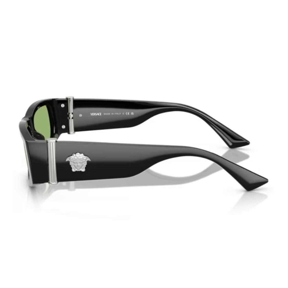 Versace Black 0Ve4476u Medusa Glam Acetate Rectangular Sunglasses