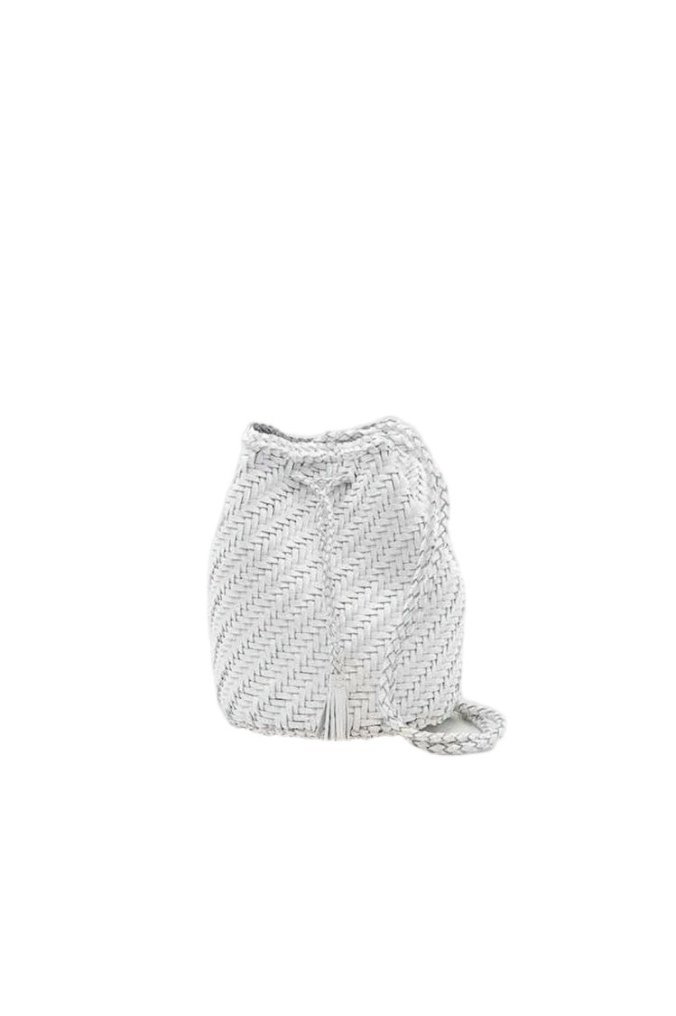Dragon Diffusion Woven Buffalo Leather Shoulder Bag