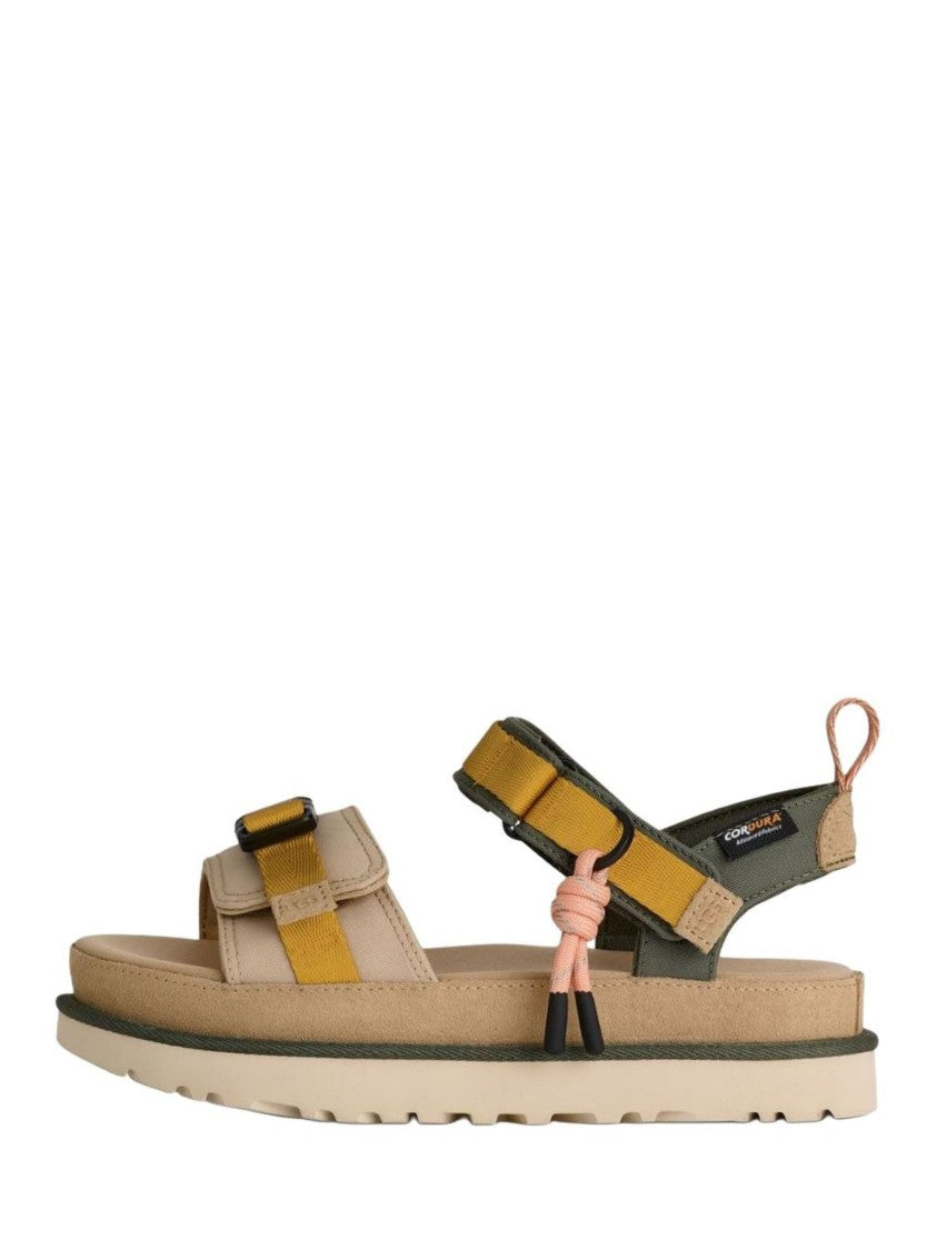 Ugg Multicolor Suede Platform Sandals