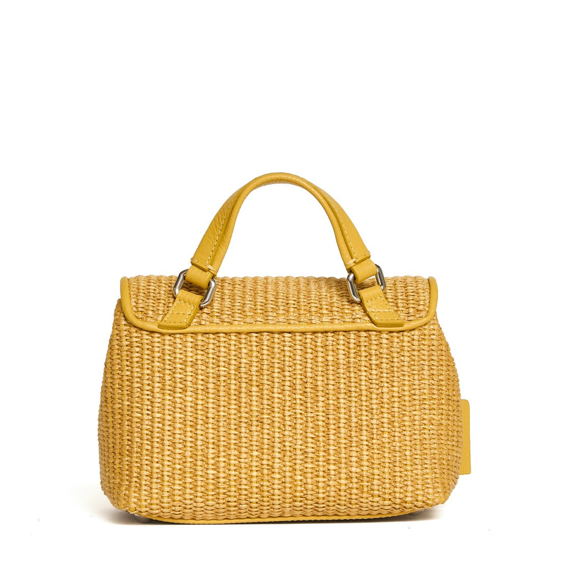 Zanellato Nikel Raffia Baby Postina Handbag