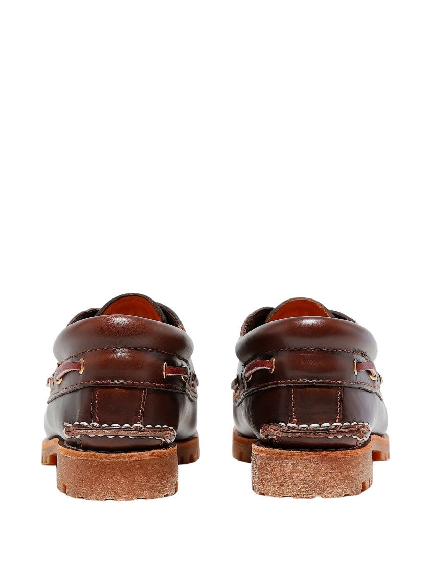 Timberland Brown Calf Leather Boat Shoes