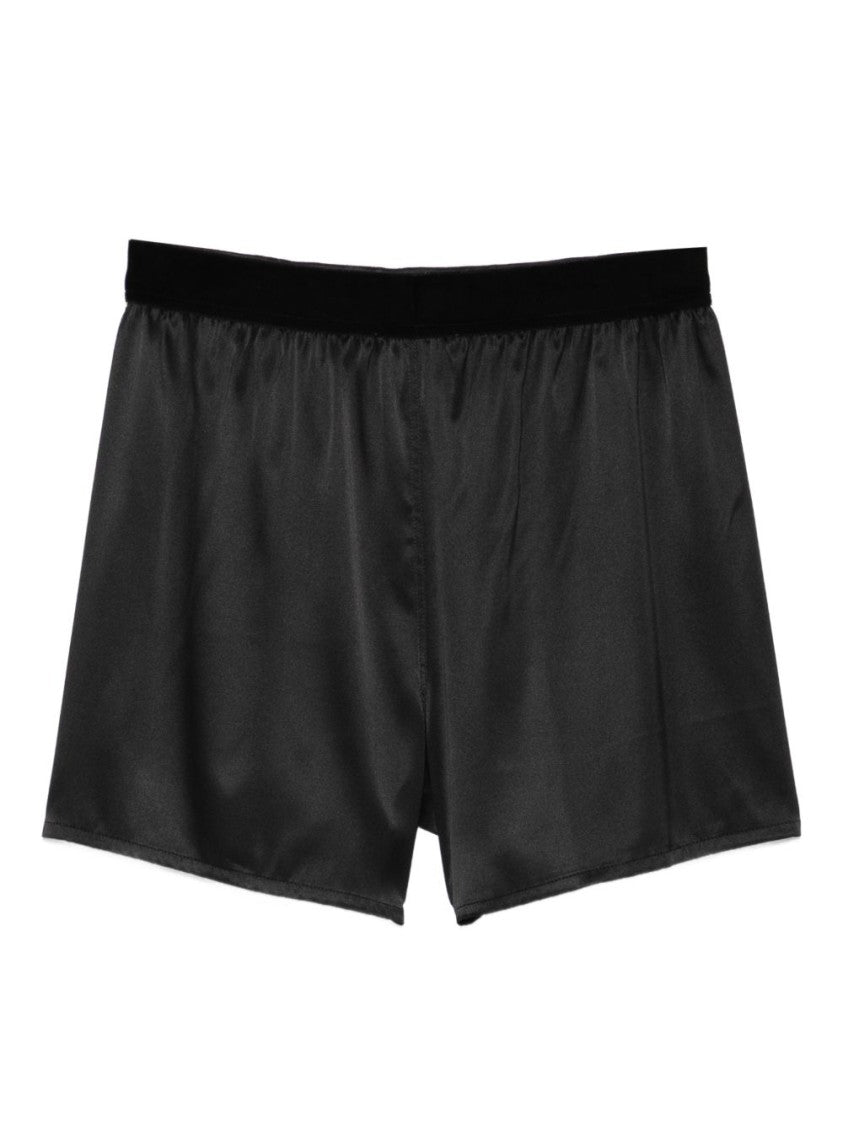 Tom Ford Silk-Blend Bermuda Shorts With Elasticated Waistband