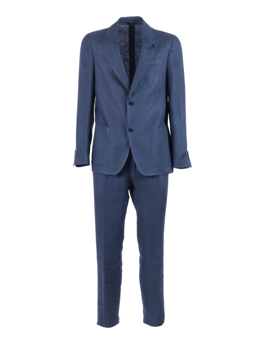 Lardini Roma Tailored 100 Linen Suit