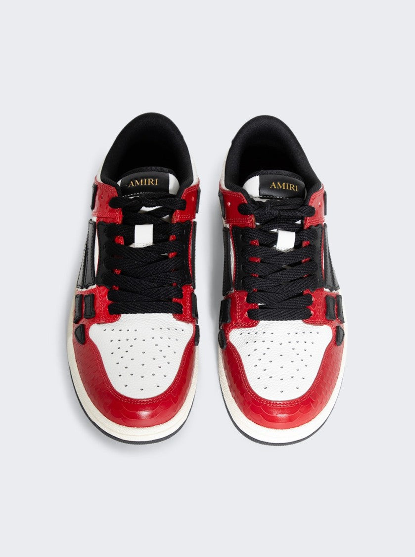 Amiri Skel Top Low Sneakers Red