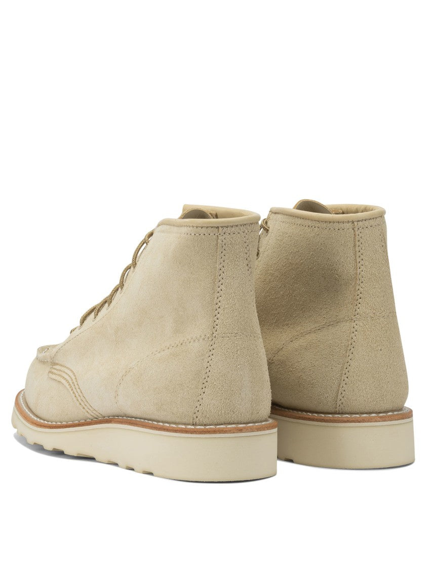 Red Wing 6'' Moc Toe 3328 Cream Abilen Lace-Up Ankle Boots