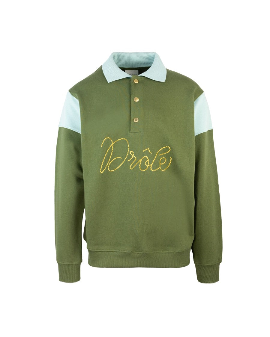 Drôle De Monsieur Drule Tresses Colorblock Polo Shirt