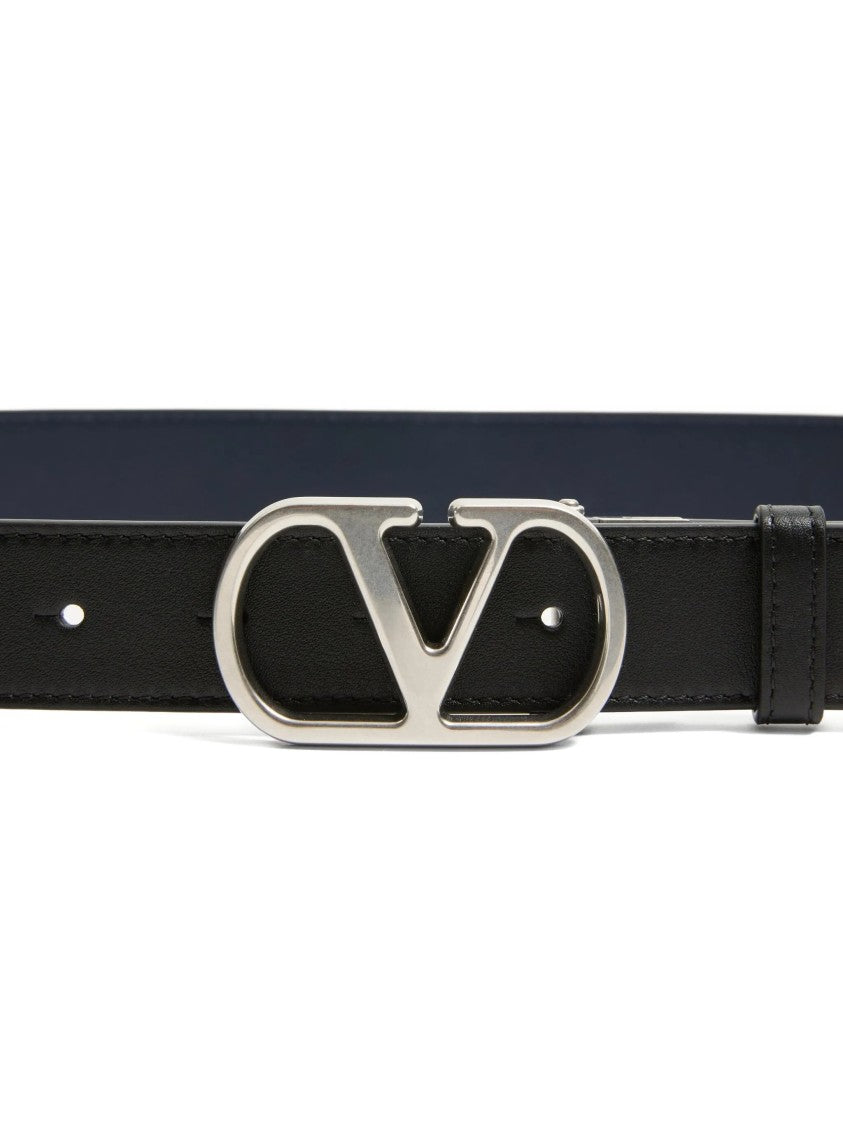 Valentino Black/Navy Belt H. 30 Reversible Belt