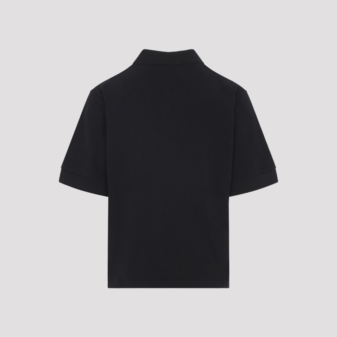 Studio Nicholson Balato Black Cotton Polo