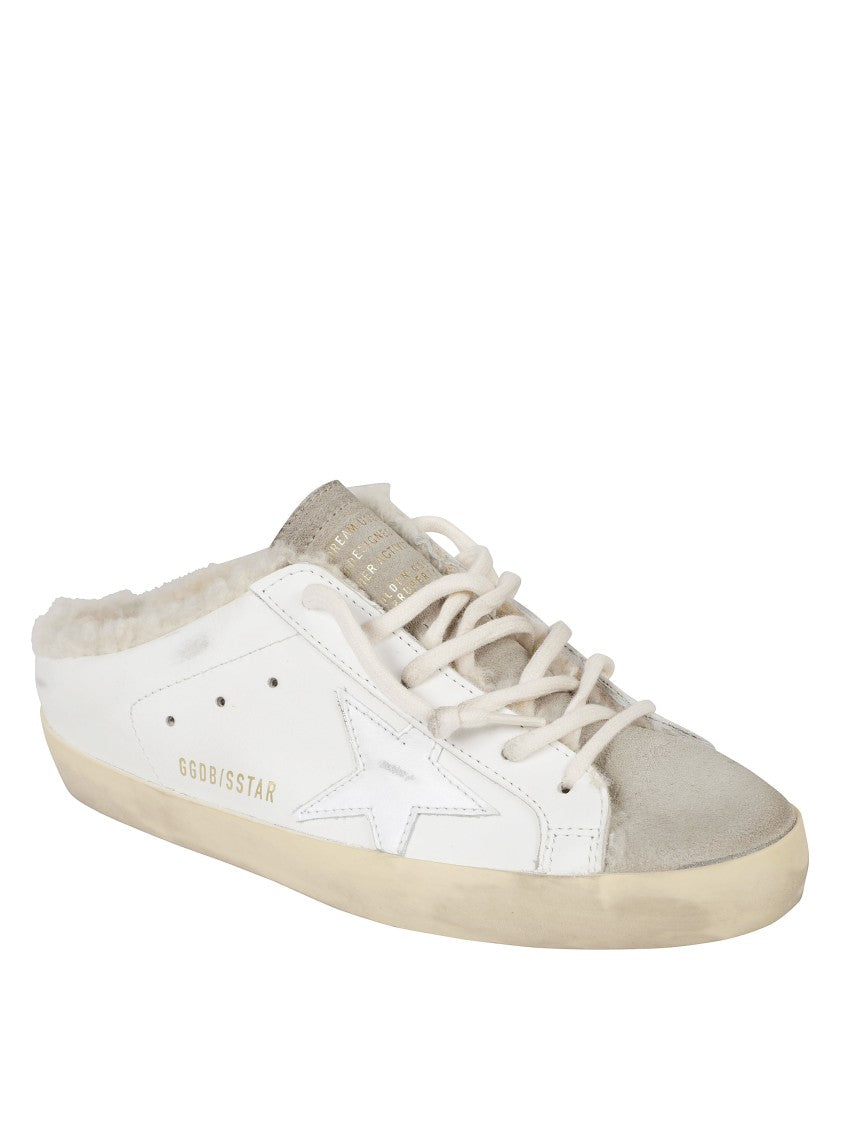 Golden Goose White Leather Sneakers