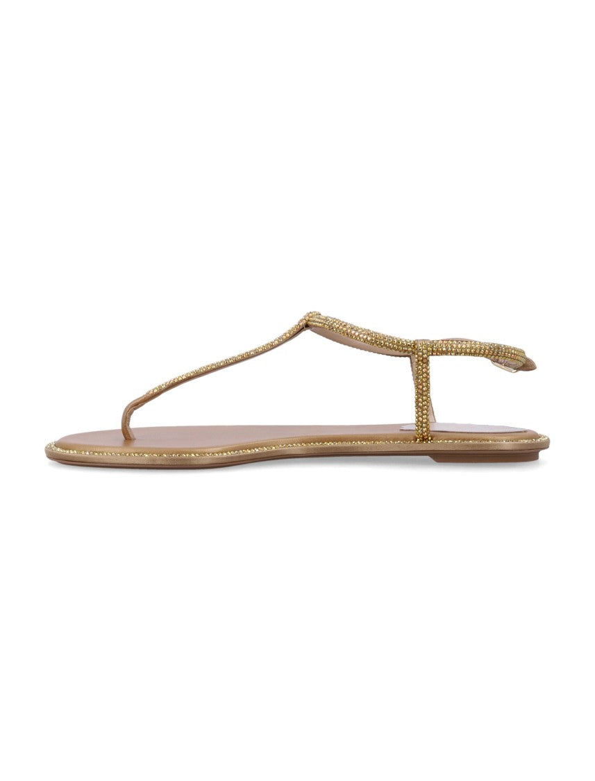 René Caovilla Diana Flat Tong Sandal