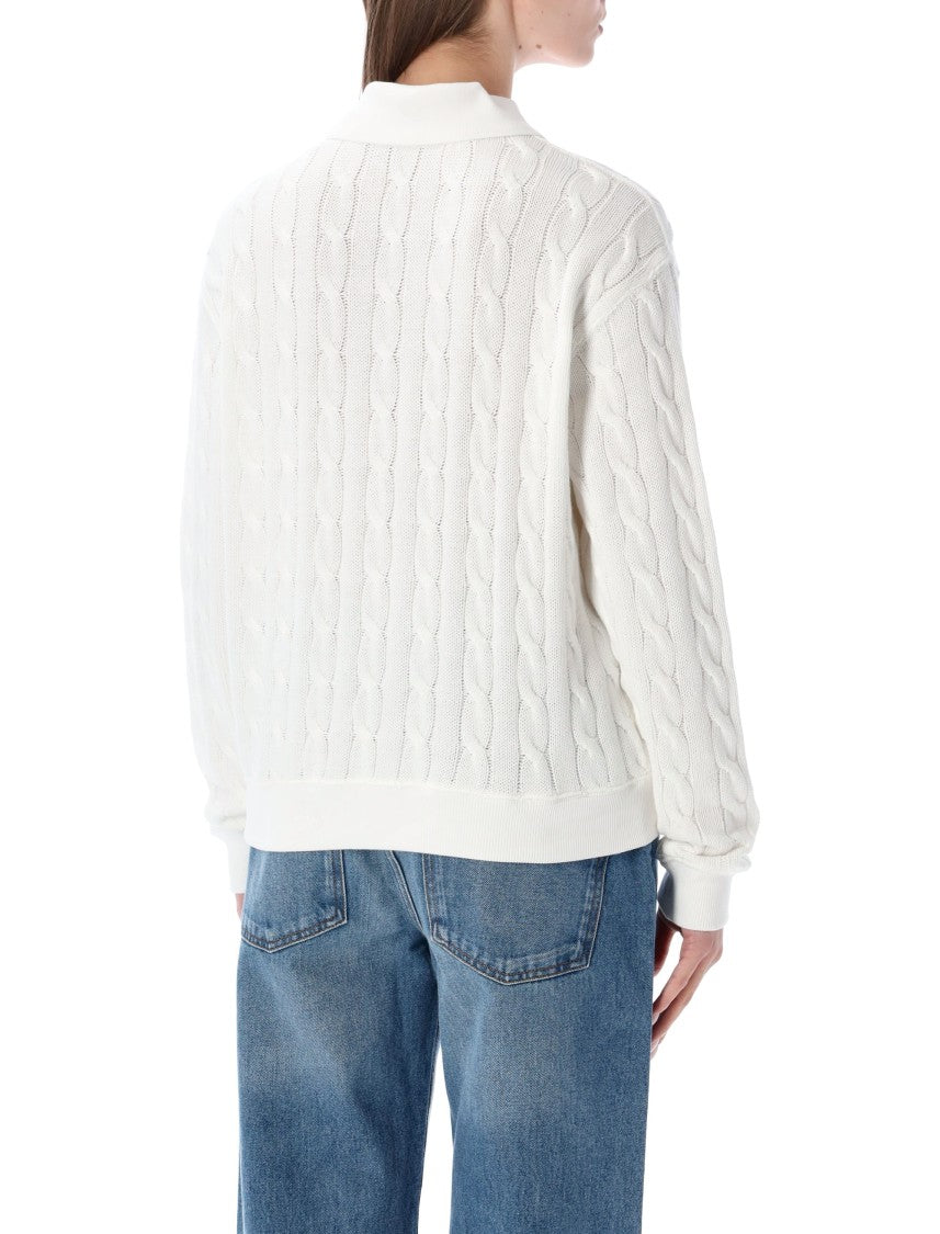 Polo Ralph Lauren Crew Neck Knit Polo Collar Sweater