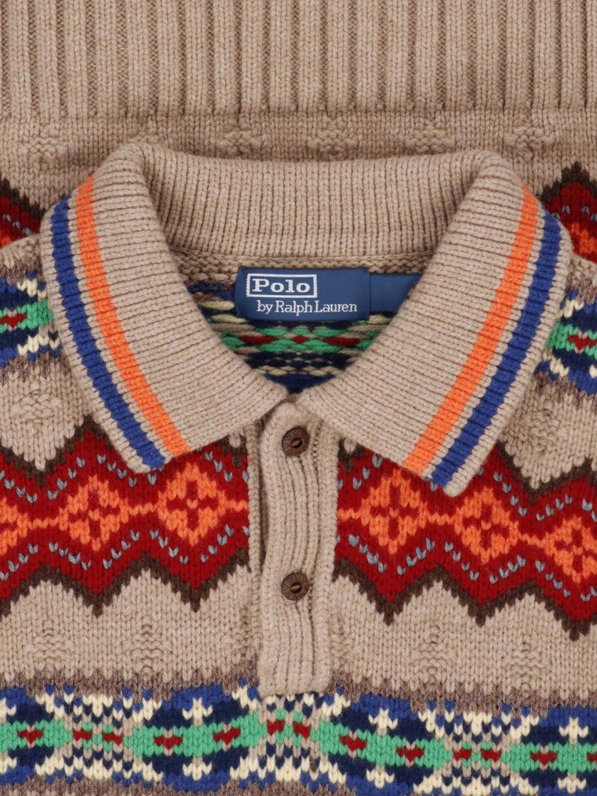 Polo Ralph Lauren Multicolor Fair Isle Intarsia Wool Sweater
