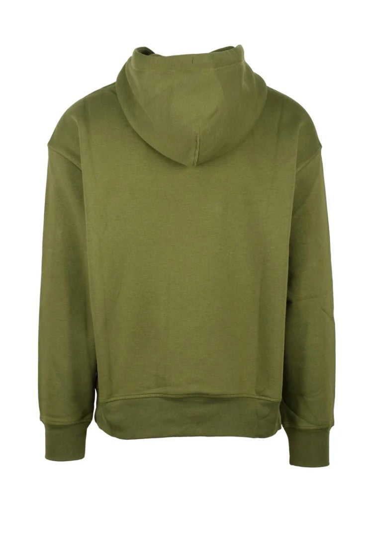 Tommy Hilfiger Military Green Cotton Polyester Hoodie