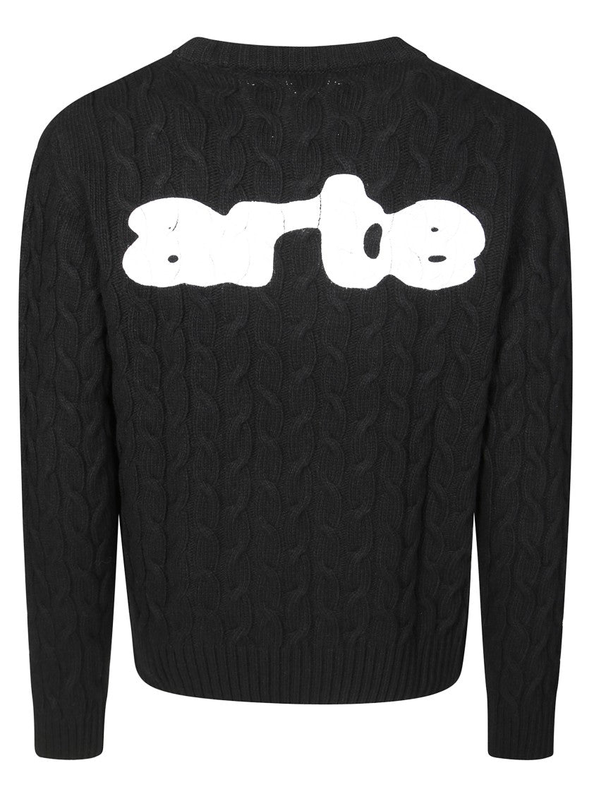 Arte Crewneck Sweatshirt With Bold Logo Design