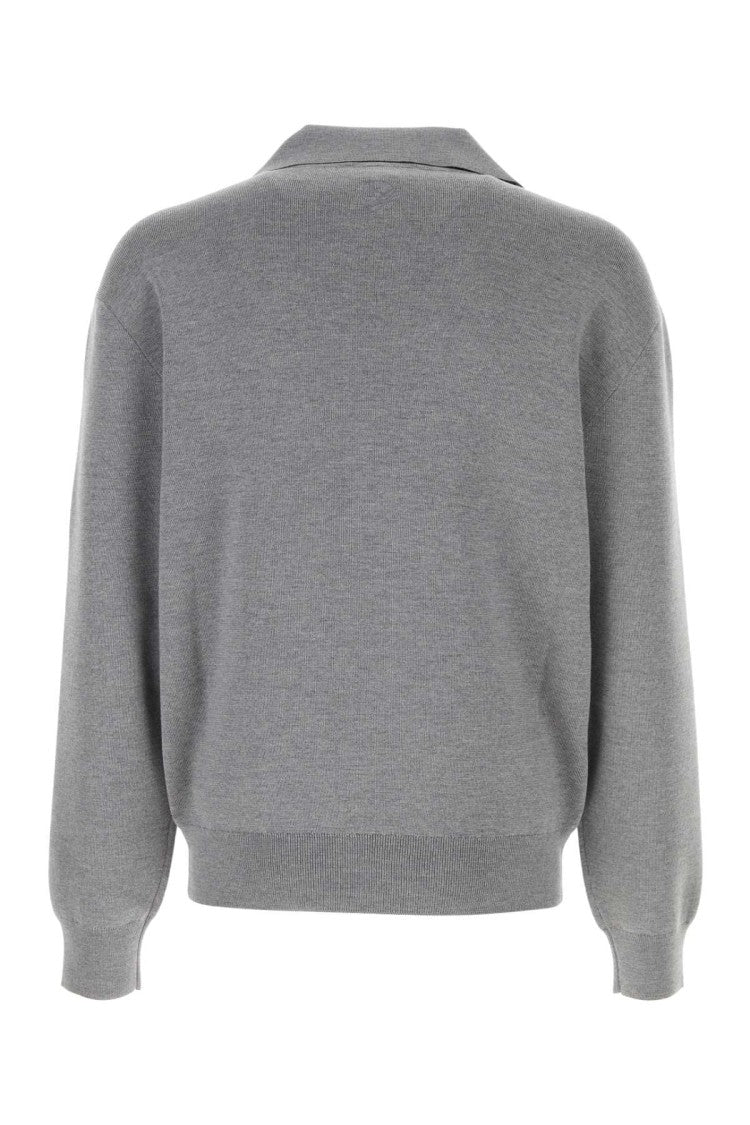 Dolce & Gabbana Grey Wool Blend Sweater