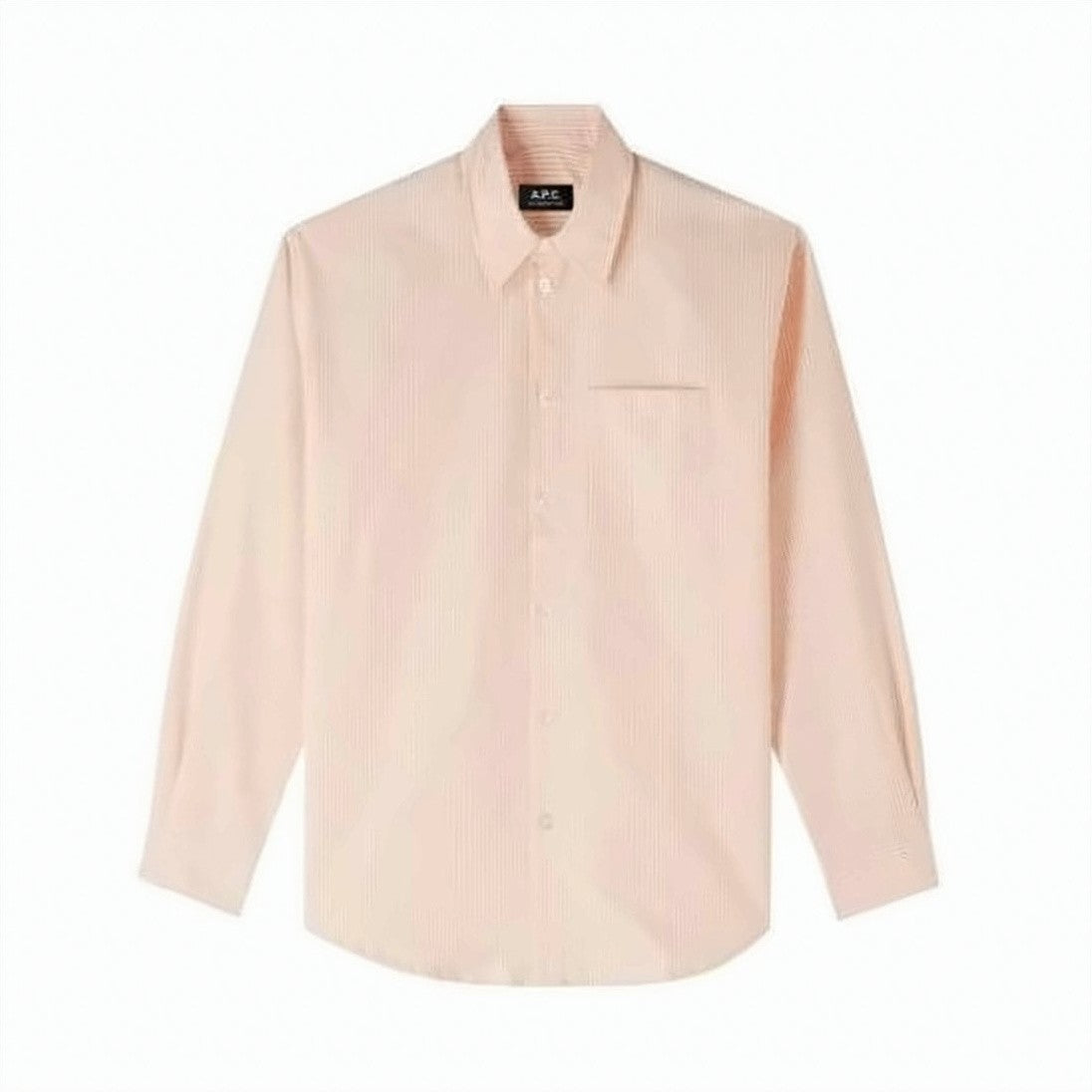 A.P.C. Long-Sleeved Striped Shirt With Classic Collar