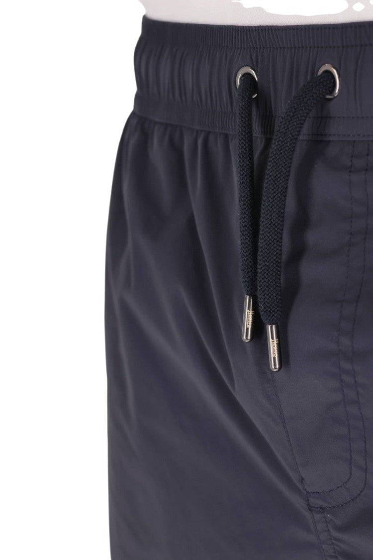 Herno Quick-Drying Navy Swim Shorts With Adjustable Waistband