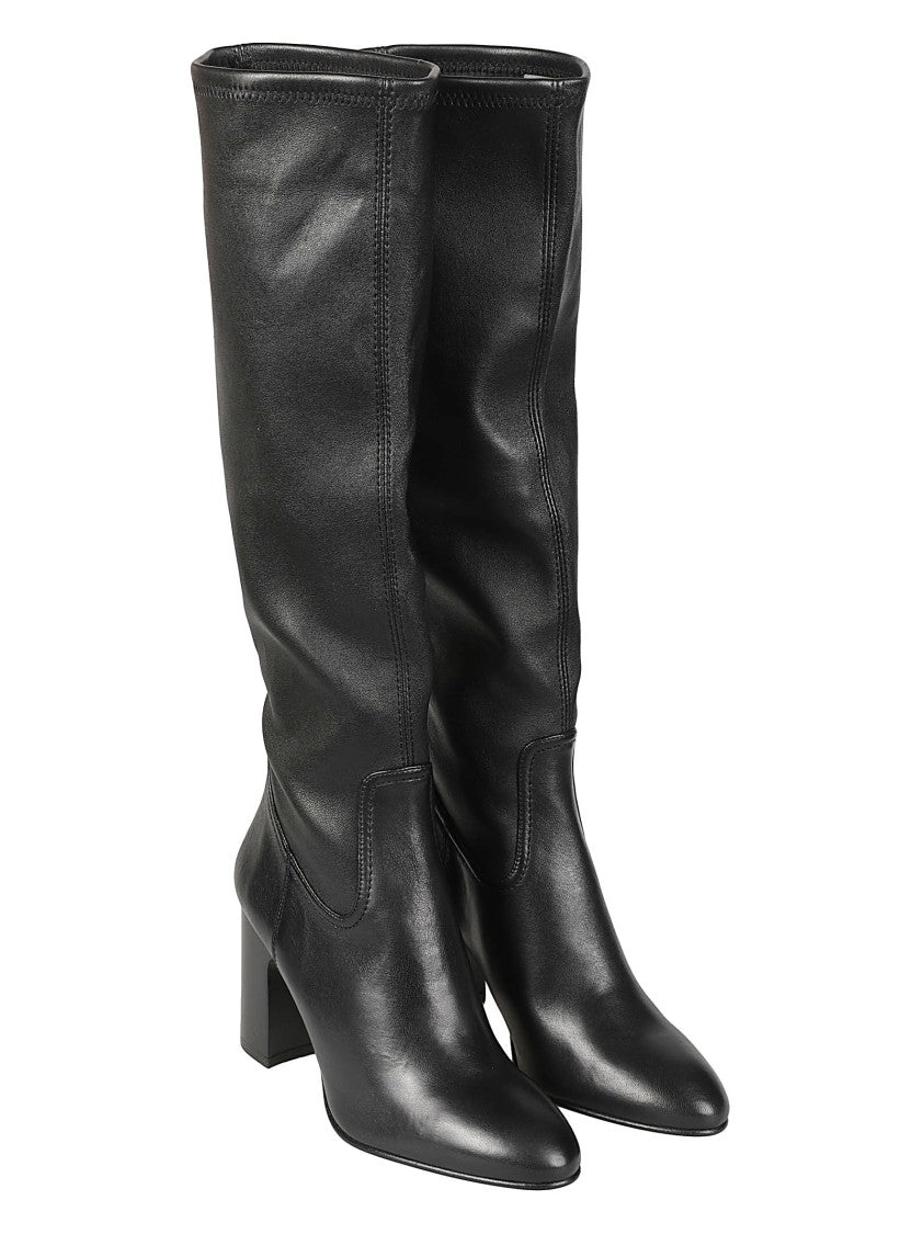 Stuart Weitzman Mulberry Stretch Knee-High Nappa Leather Boots