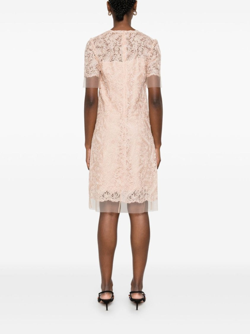 Ermanno Scervino Lace Overlay Evening Dress