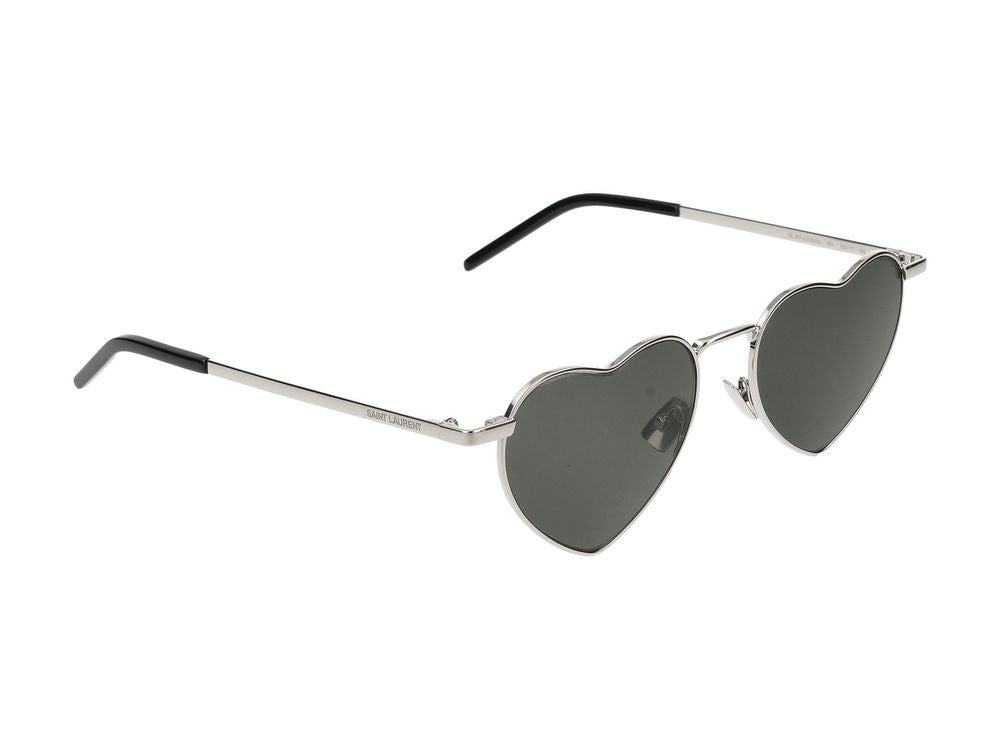 Saint Laurent Sunglasses Sl 301 Loulou 001 Silver Silver Grey