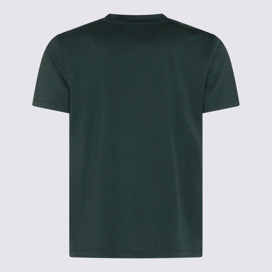 Tom Ford Black Minimalist Crew Neck T-Shirt With Ribbed Neckline