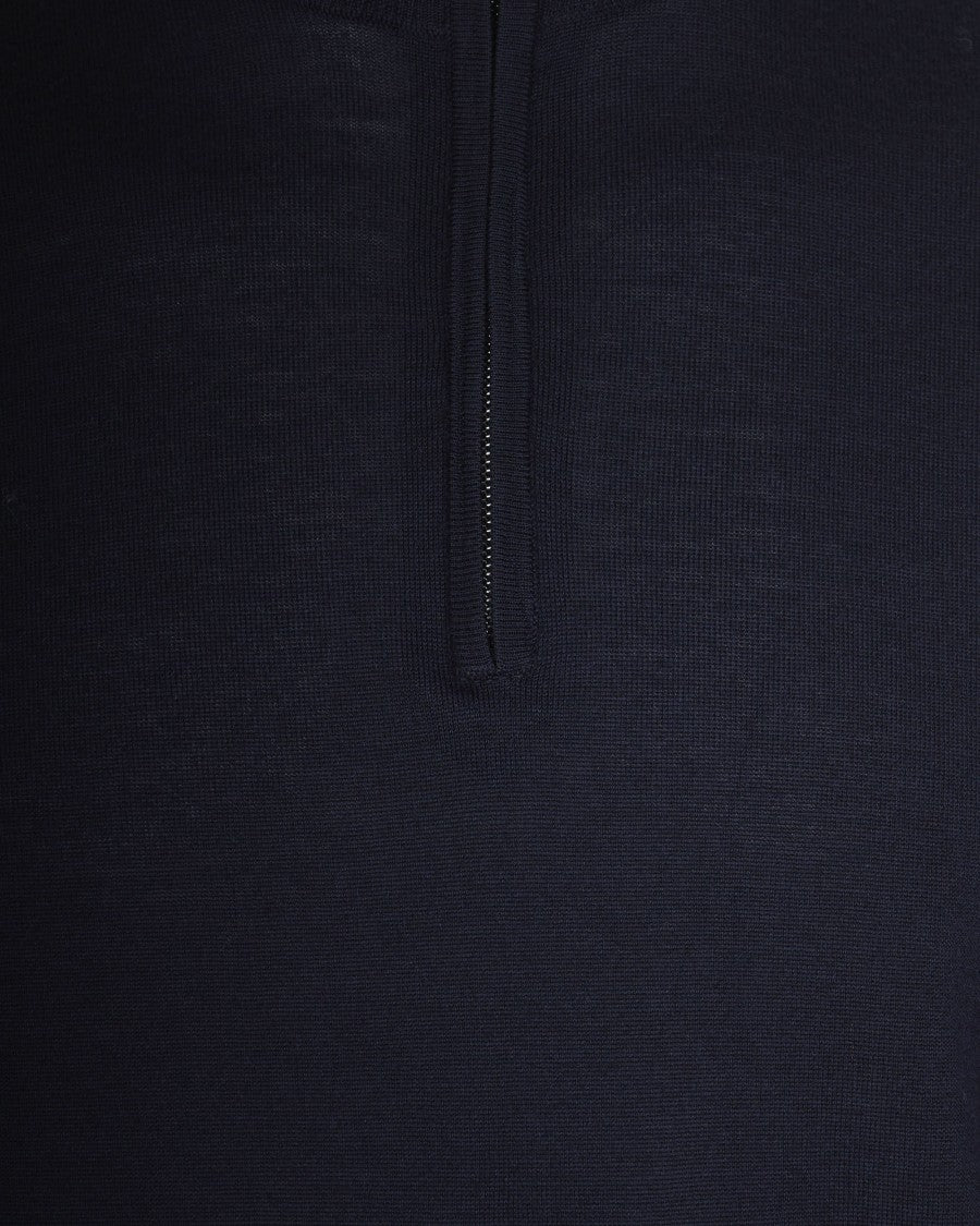Paolo Pecora Blue Wool Turtleneck