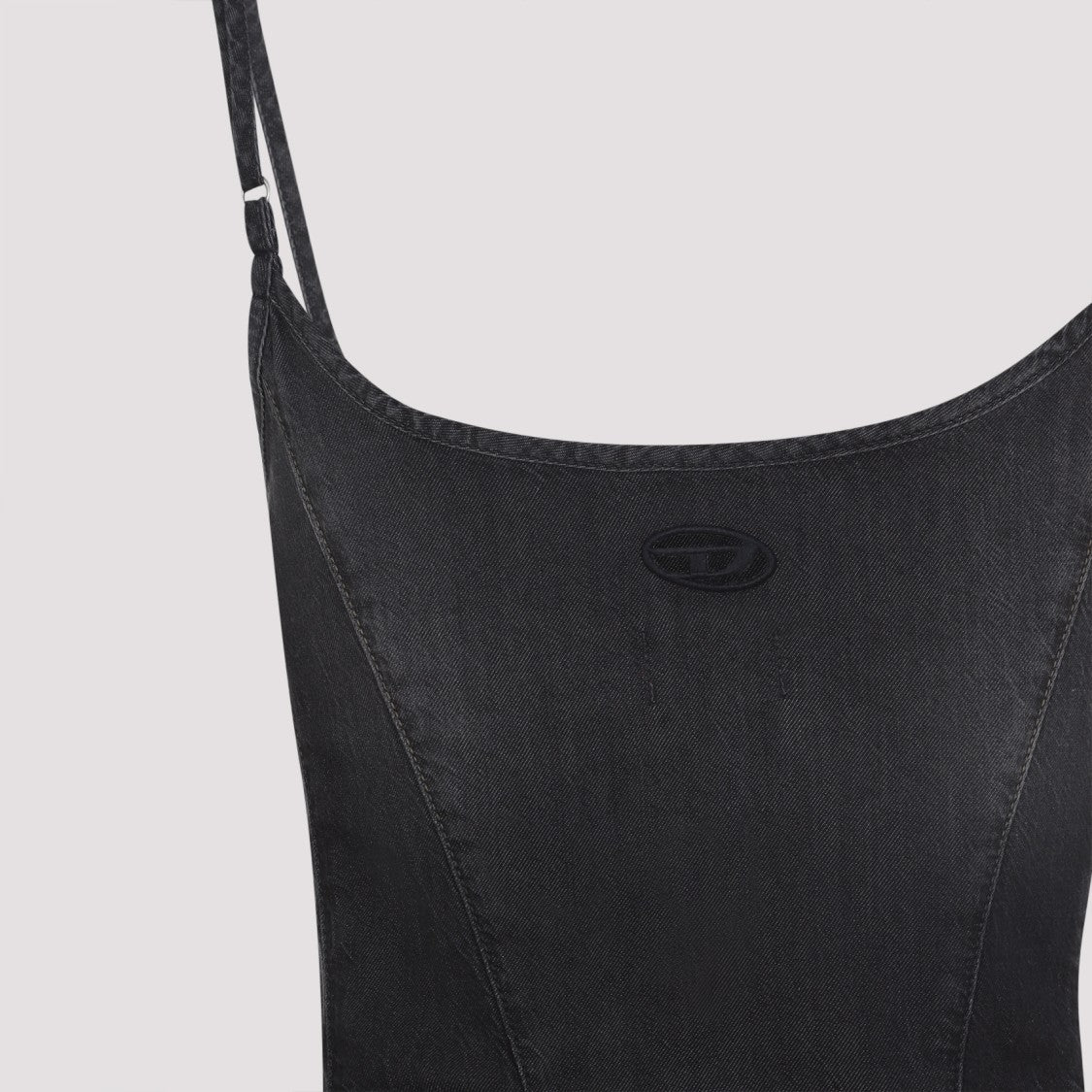 Diesel Fitted Mini Dress With Spaghetti Straps