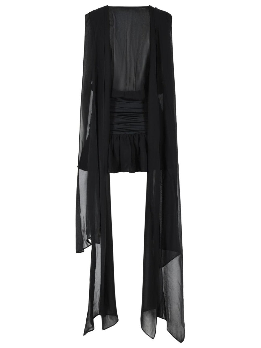 Blumarine Black Viscose Dress