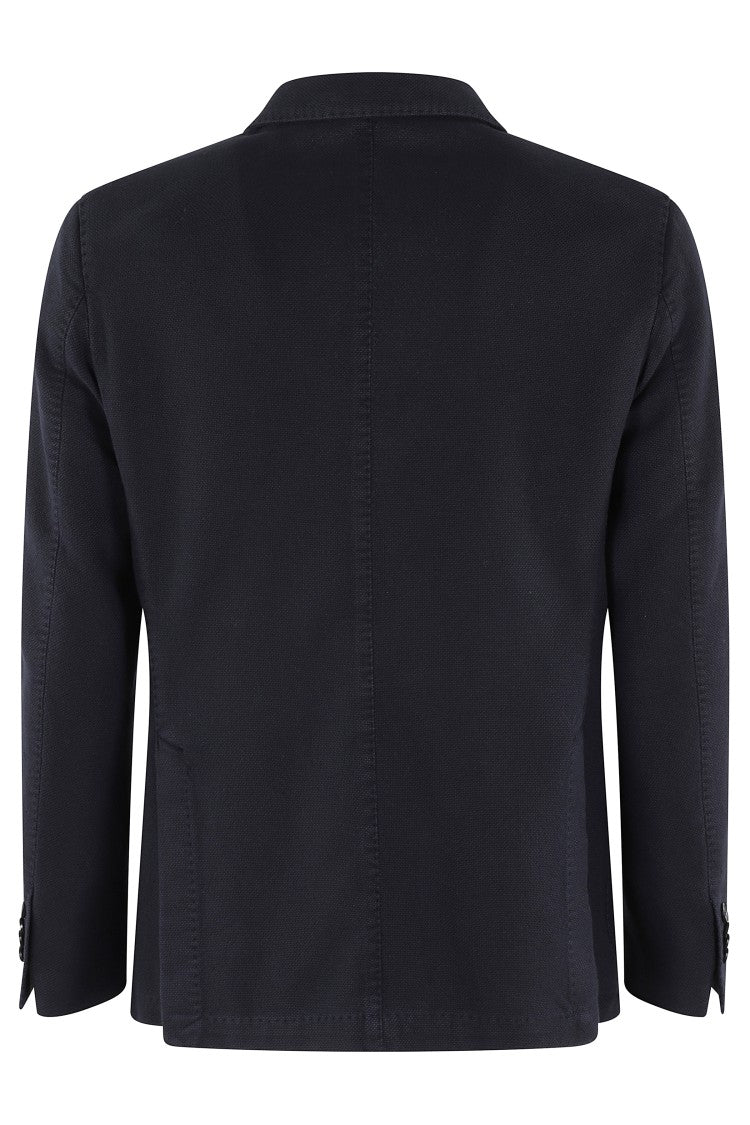 L.B.M. Classic Two-Button Blazer With Notched Lapels