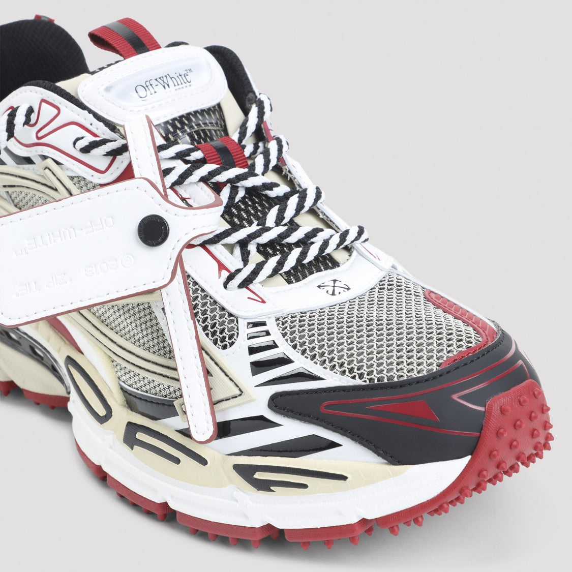 Off-White Ow Be Right Back Sand Polyurethane Sneakers