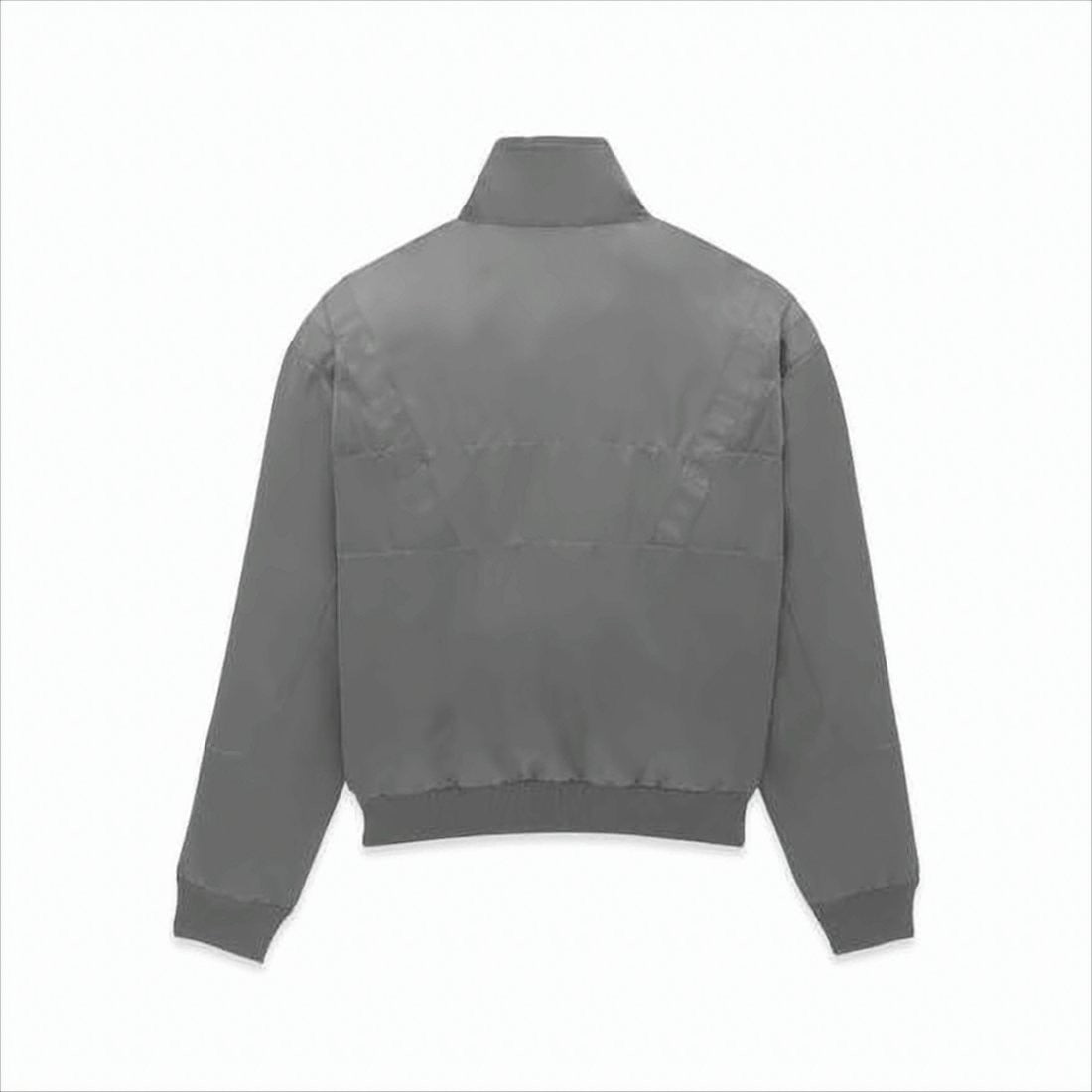 Saint Laurent Black Padded Jacket With Zip Front And High Collar