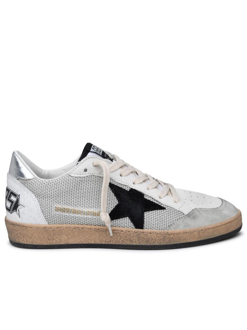 Golden Goose Ballstar Sneakers With Iconic Suede Star Appliqué
