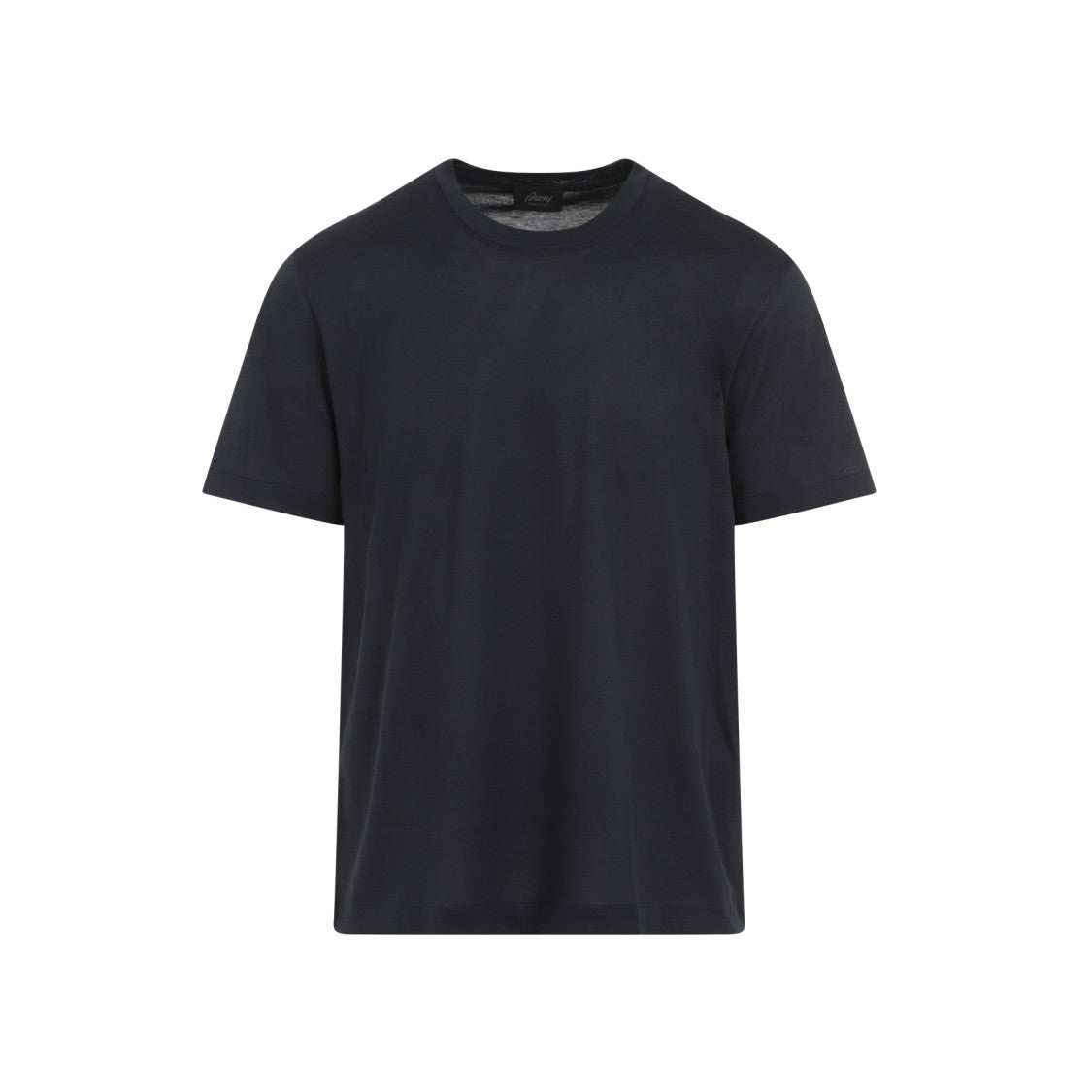 Brioni Katai Blue Silk T-Shirt