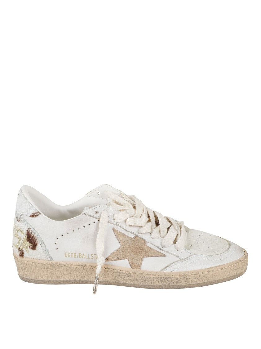 Golden Goose Low-Top Sneakers With Textured Upper And Vintage Flair