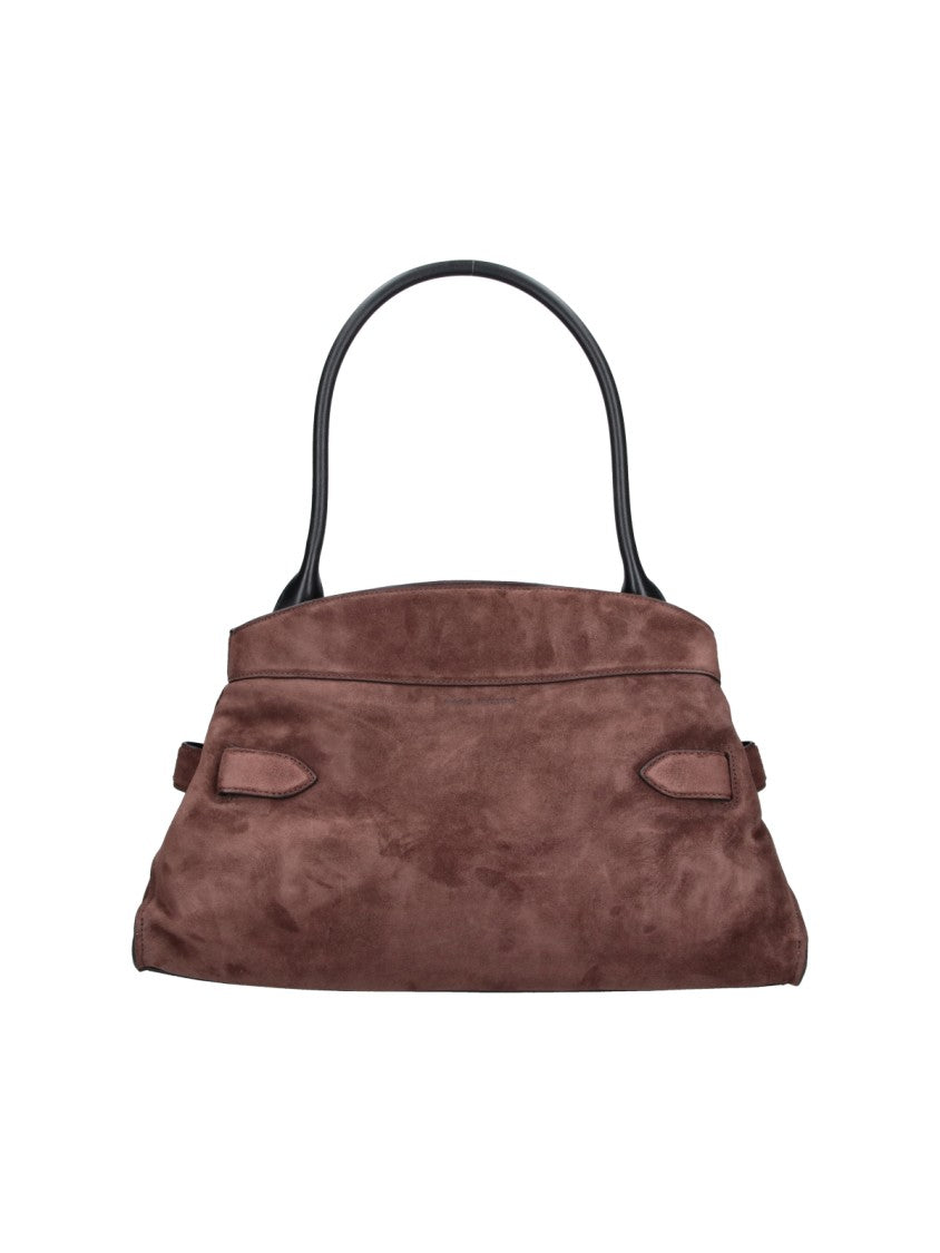 Marc Jacobs Brown The Dakota Suede Shoulder Bag