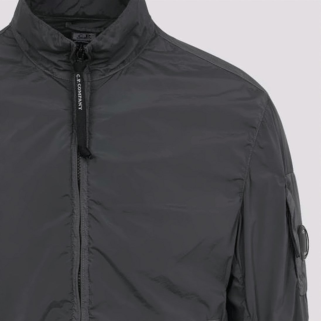C.P. Company Lightweight Black Jacket With High Collar