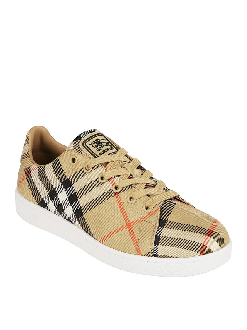Burberry Low-Top Coated Canvas Sneakers