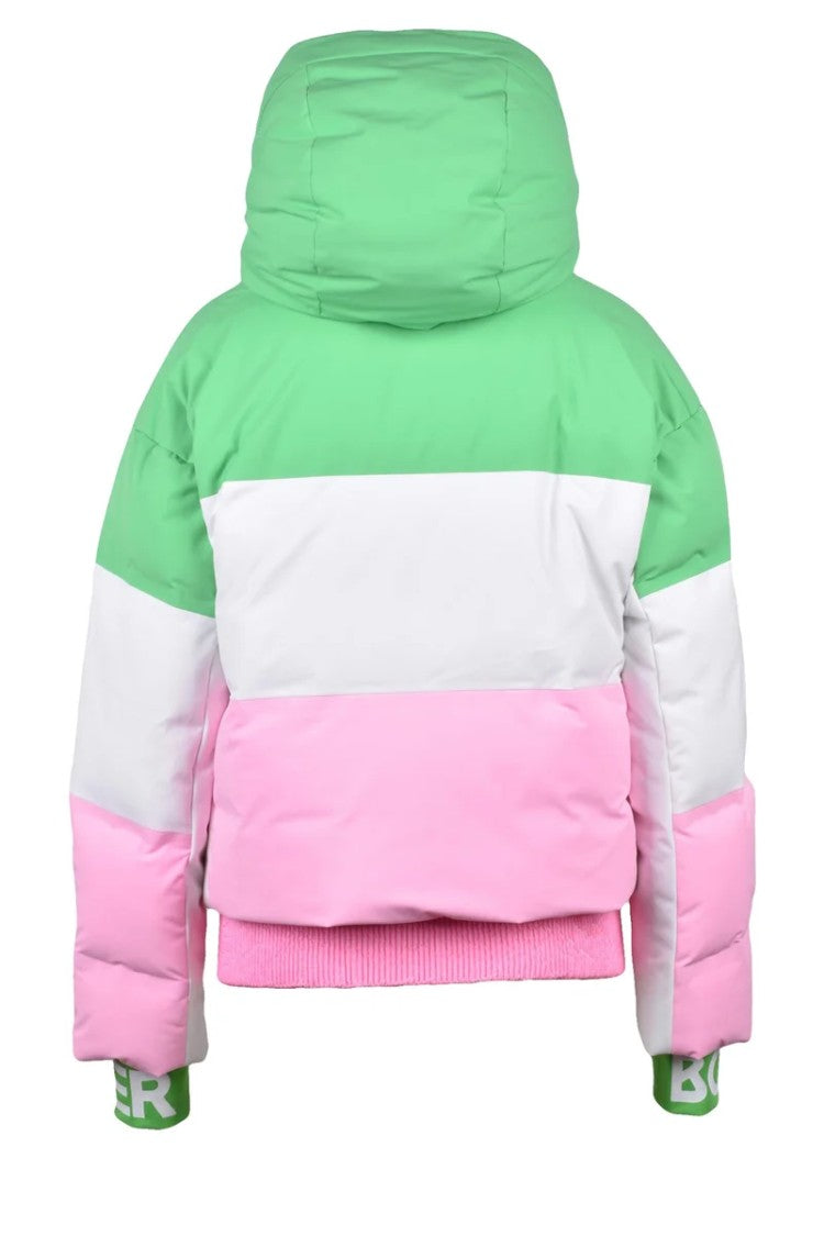 Bogner Stretch Down Jacket - White/Green