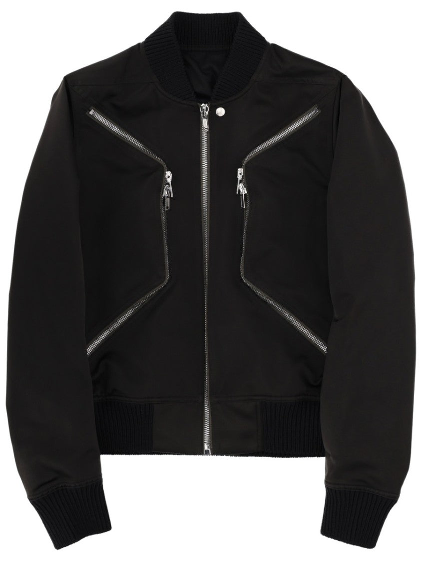 Rick Owens Heizer Flight Oversize Polyester Jacket