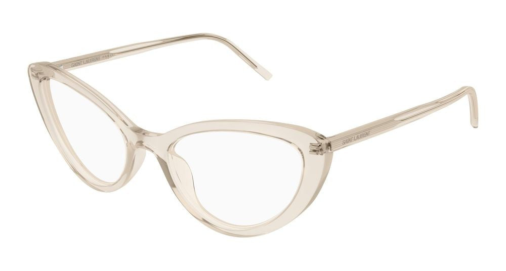 Saint Laurent Eyeglasses Sl 777 004 Beige Beige Transpare 55/19/145