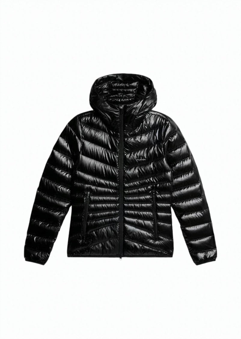 J Lindeberg Quilted Short Padded Jacket With Hood