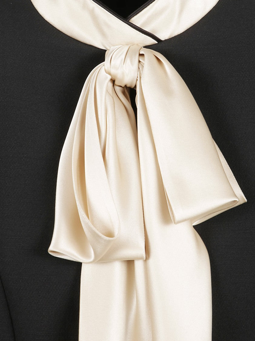 Valentino Garavani Structured Flared Mini Dress