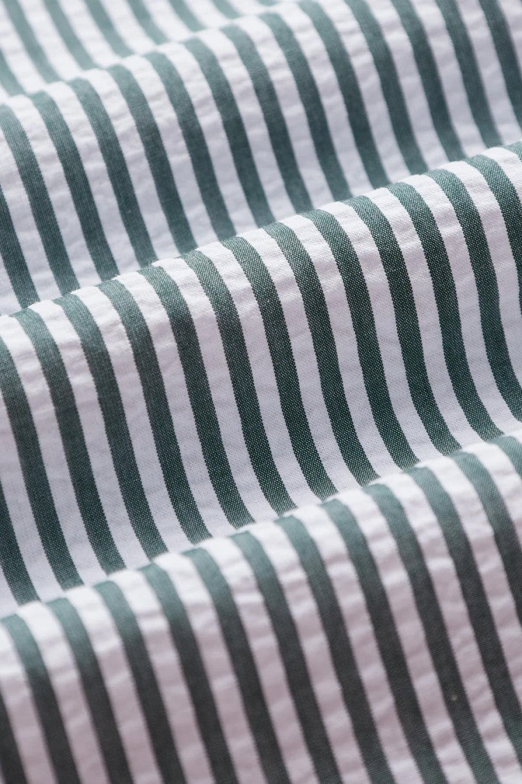 Portuguese Flannel Atlantico Seersucker Striped Casual Shirt