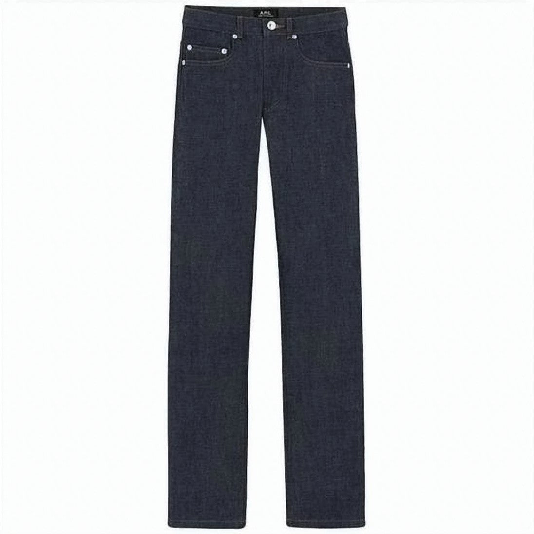 A.P.C. Straight-Leg Denim Pants With High Waist
