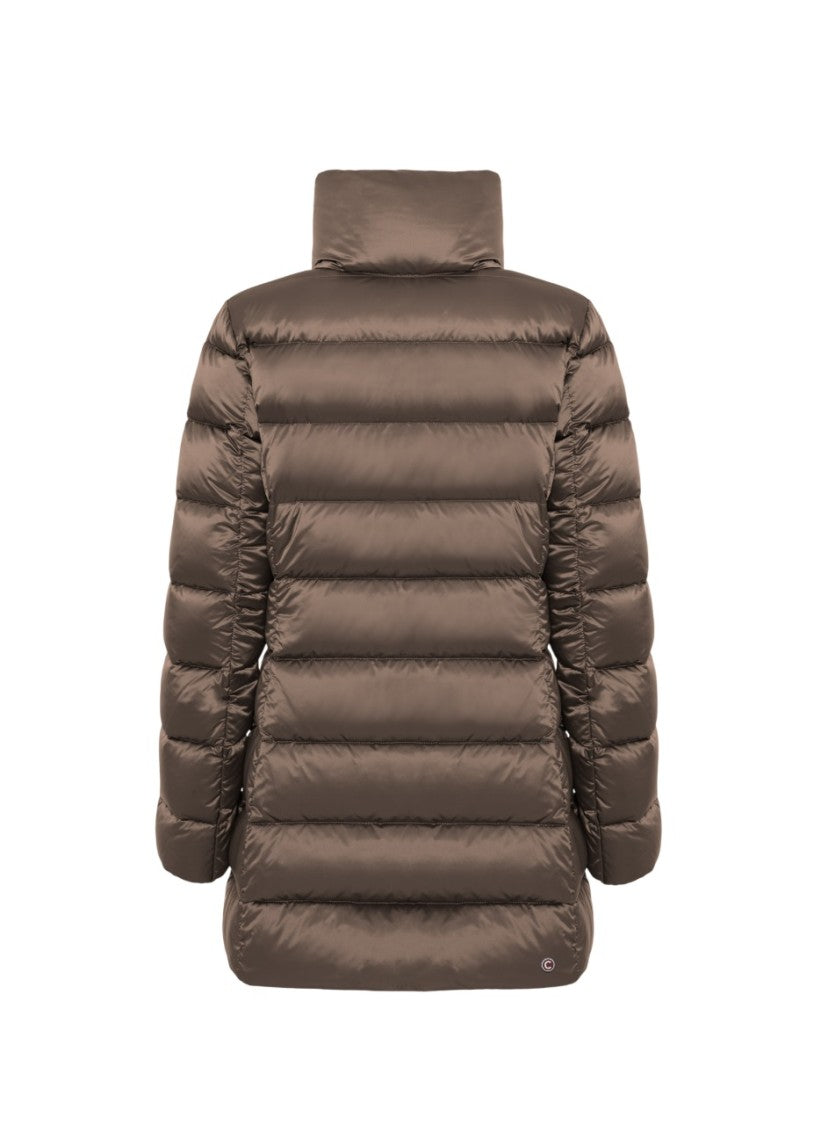 Colmar Originals Brown Down Jacket With Feminine Silhouette