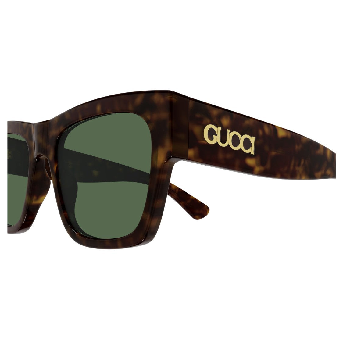Gucci Gg1793s Bold Square Tortoiseshell Sunglasses