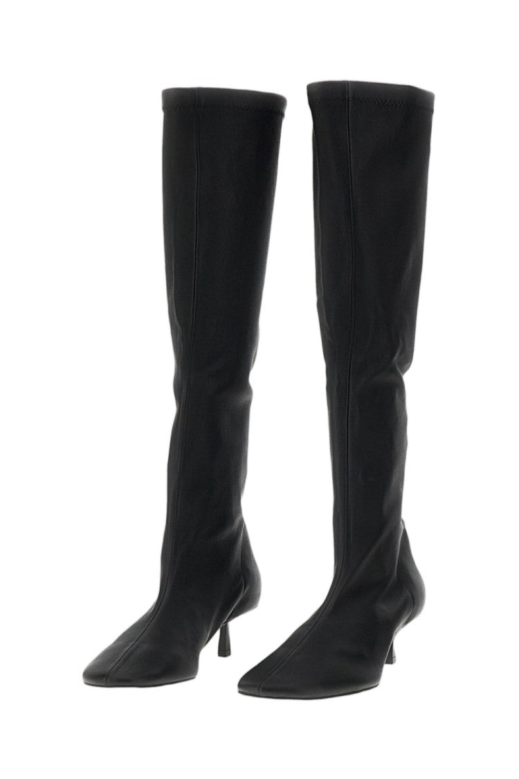 Jacquemus Black Les Bottes Collant Stretch Leather Boots