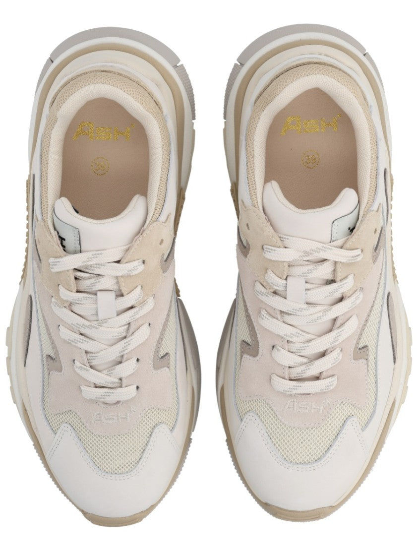 Ash Neutrals Addict Layered Suede Chunky Sneakers