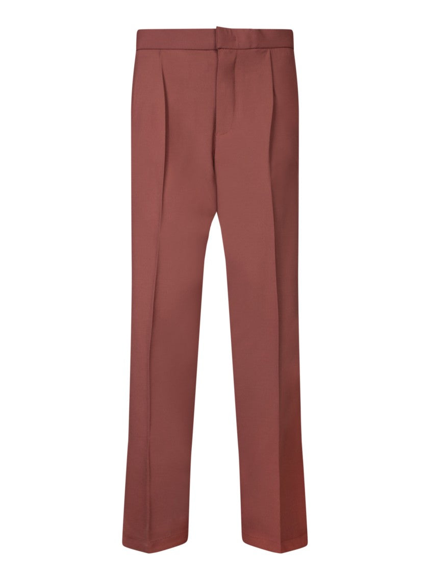 Bonsai Mid-Rise Trousers With Functional Pockets And Concealed Fastening