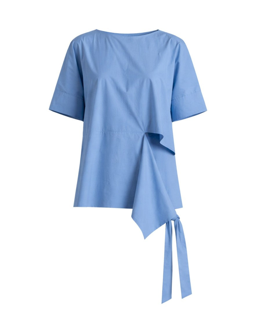 Meimeij Jasper Tie Cotton Blend Women’S Blouse